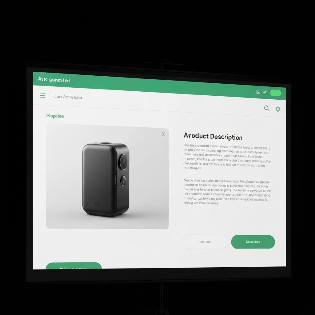 Interface de Descrição por IA
